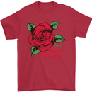 I'm a Wild Rose Mens T-Shirt Cotton Gildan Red