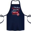 I'm an Engineer Guy That's Never Wrong Cotton Apron 100% Organic Navy Blue