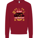 If Dad Cant Grill It No One Can Funny BBQ Kids Sweatshirt Jumper Red