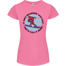 If Snowboarding Was Easy Skiing Funny Womens Petite Cut T-Shirt Azalea