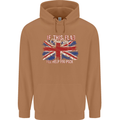 If This Flag Offends You Union Jack Britain Mens 80% Cotton Hoodie Caramel Latte