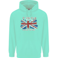 If This Flag Offends You Union Jack Britain Mens 80% Cotton Hoodie Peppermint