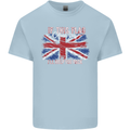 If This Flag Offends You Union Jack Britain Mens Cotton T-Shirt Tee Top Light Blue