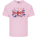 If This Flag Offends You Union Jack Britain Mens Cotton T-Shirt Tee Top Light Pink