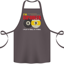 Im Bipooler I Play 8-Ball 9-Ball Funny Pool Cotton Apron 100% Organic Dark Grey