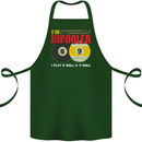 Im Bipooler I Play 8-Ball 9-Ball Funny Pool Cotton Apron 100% Organic Forest Green