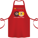 Im Bipooler I Play 8-Ball 9-Ball Funny Pool Cotton Apron 100% Organic Red