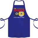 Im Bipooler I Play 8-Ball 9-Ball Funny Pool Cotton Apron 100% Organic Royal Blue