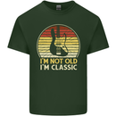 Im Not Old Classic Guitar Rock n Roll Punk Mens Cotton T-Shirt Tee Top Forest Green