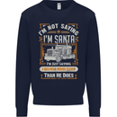 Im Not Santa Delivery Driver Christmas Mens Sweatshirt Jumper Navy Blue
