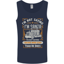 Im Not Santa Delivery Driver Christmas Mens Vest Tank Top Navy Blue
