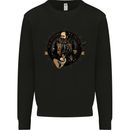 In Guitars we Trust Guitarist Acoustic Mens Sweatshirt Jumper Black