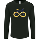 Infinity Bicycle Mens Long Sleeve T-Shirt Black