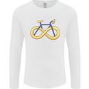 Infinity Bicycle Mens Long Sleeve T-Shirt White