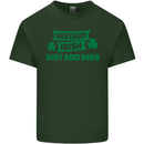 Instant Irish Add Beer St. Patrick's Day Mens Cotton T-Shirt Tee Top Forest Green