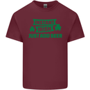 Instant Irish Add Beer St. Patrick's Day Mens Cotton T-Shirt Tee Top Maroon