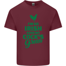 Irish Even My Cock's Green St Patricks Day Mens Cotton T-Shirt Tee Top Maroon