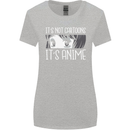 It's Anime Not Cartoons Womens Wider Cut T-Shirt Sports Grey