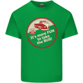 It's More Fun to Take the Bus Campervan Mens Cotton T-Shirt Tee Top Irish Green