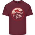 It's More Fun to Take the Bus Campervan Mens Cotton T-Shirt Tee Top Maroon