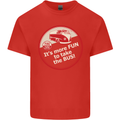 It's More Fun to Take the Bus Campervan Mens Cotton T-Shirt Tee Top Red