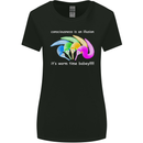 It's Worm Time Baby Conciousness Illusion Womens Wider Cut T-Shirt Black