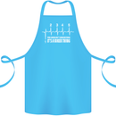 Its a Biker Thing Motorcycle Motorbike Cotton Apron 100% Organic Turquoise
