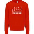 Its a Biker Thing Motorcycle Motorbike Mens Sweatshirt Jumper Bright Red
