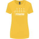 Its a Biker Thing Motorcycle Motorbike Womens Wider Cut T-Shirt Yellow