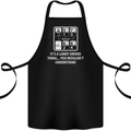 Its a Lorry Driver Thing Funny Truck Trucker Cotton Apron 100% Organic Black
