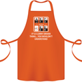 Its a Lorry Driver Thing Funny Truck Trucker Cotton Apron 100% Organic Orange