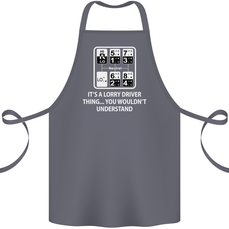 Its a Lorry Driver Thing Funny Truck Trucker Cotton Apron 100% Organic Steel