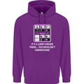 Its a Lorry Driver Thing Funny Truck Trucker Mens 80% Cotton Hoodie Purple