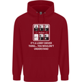Its a Lorry Driver Thing Funny Truck Trucker Mens 80% Cotton Hoodie Red