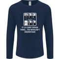 Its a Lorry Driver Thing Funny Truck Trucker Mens Long Sleeve T-Shirt Navy Blue