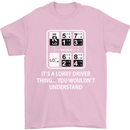 Its a Lorry Driver Thing Funny Truck Trucker Mens T-Shirt Cotton Gildan Light Pink