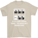 Its a Lorry Driver Thing Funny Truck Trucker Mens T-Shirt Cotton Gildan Sand