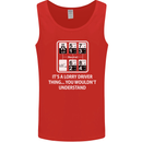 Its a Lorry Driver Thing Funny Truck Trucker Mens Vest Tank Top Red