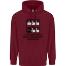 Its a Lorry Driver Thing Funny Trucker Truck Childrens Kids Hoodie Maroon