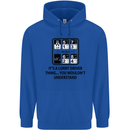 Its a Lorry Driver Thing Funny Trucker Truck Childrens Kids Hoodie Royal Blue