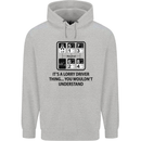 Its a Lorry Driver Thing Funny Trucker Truck Childrens Kids Hoodie Sports Grey