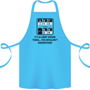 Its a Lorry Driver Thing Funny Trucker Truck Cotton Apron 100% Organic Turquoise