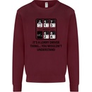 Its a Lorry Driver Thing Funny Trucker Truck Kids Sweatshirt Jumper Maroon