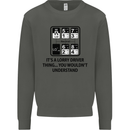 Its a Lorry Driver Thing Funny Trucker Truck Kids Sweatshirt Jumper Storm Grey