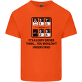 Its a Lorry Driver Thing Funny Trucker Truck Kids T-Shirt Childrens Orange