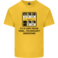 Its a Lorry Driver Thing Funny Trucker Truck Kids T-Shirt Childrens Yellow