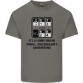Its a Lorry Driver Thing Funny Trucker Truck Mens Cotton T-Shirt Tee Top Charcoal