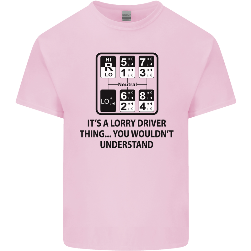 Its a Lorry Driver Thing Funny Trucker Truck Mens Cotton T-Shirt Tee Top Light Pink