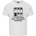 Its a Lorry Driver Thing Funny Trucker Truck Mens Cotton T-Shirt Tee Top White