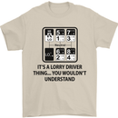Its a Lorry Driver Thing Funny Trucker Truck Mens T-Shirt Cotton Gildan Sand
